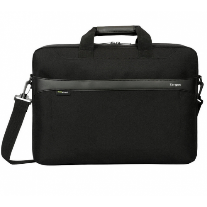 Imagine Geanta laptop slim Targus GeoLite, pentru laptopuri de 16" sau mai mici, dimensiuni: 40 x 4.5 x 28 cm, greutate 0.56 kg, gri