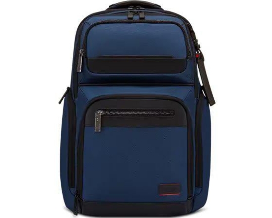 Imagine Lenovo ThinkPad Executive 16" Backpack, 22L capacity, 36.2 x 25.3 x 2.2 cm, 1.8kg, Outside Fabric Material: polyester 88%, leather 12%, Navy