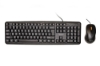 Imagine KIT Tastatura si Mouse Spacer SPDS-S6201 cu fir, USB, tastatura „SPKB- S62" + mouse optic „SPMO-F01", black, „SPDS-S6201”