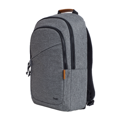 Imagine Rucsac laptop Trust Avana pentru laptop-uri cu diagonala de 16", material POM, RPET Polyester, RPET twill polyester, volum 20 L, gri