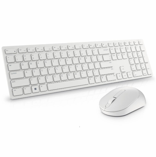 Imagine Kit tastatura si mouse Dell KM5221W, wireless, alb