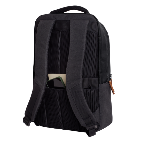 Imagine Rucsac laptop Trust Lisboa pentru laptop-uri cu diagonala de 16", material POM, RPET Polyester, RPET twill polyester, volum 23 L, negru