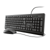 Imagine Kit tastatura + mouse Trust Primo, wired, negru