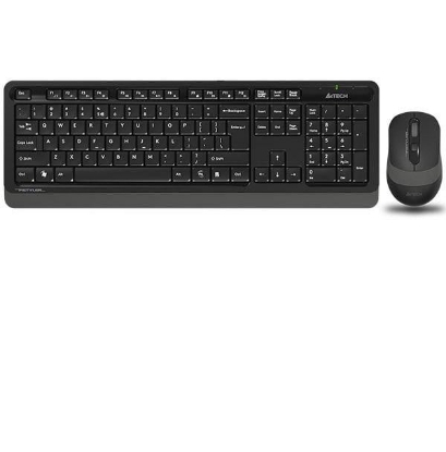 Imagine Kit Tastatura si Mouse A4Tech FG1010, wireless, Grey