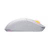 Imagine Mouse wireless Hator Quasar 3, conectivitate 2.4GHz, bluetooth si USB, polling rate pana la 1000Hz, rezolutie maxima 12000 DPI, capacitate baterie 600 mAh, durata de viata baterie in modul wireless pana la 100 ore, timp incarcare 2 ore, switch HATOR® Optical 100M, side switch Huano 3M, iluminare RGB