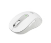 Imagine Mouse wireless Logitech Signature M650, rezolutie 2000 DPI, dimensiuni 10.71 x 6.18 x 3.78 cm, alb