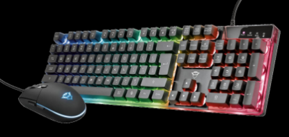 Imagine Kit Tastatura + Mouse Trust GXT 838 Azor Gaming Combo, negru