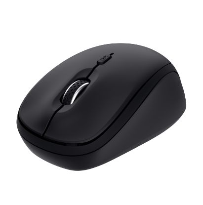 Imagine Mouse wireless Trust Yvi, rezolutie maxima 1600 DPI, negru