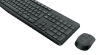 Imagine Kit Tastatura + mouse wireless Logitech MK235, interfata USB, distanta de operare pana la 10m, 100 taste, rezolutie mosue 1000 DPI, gri
