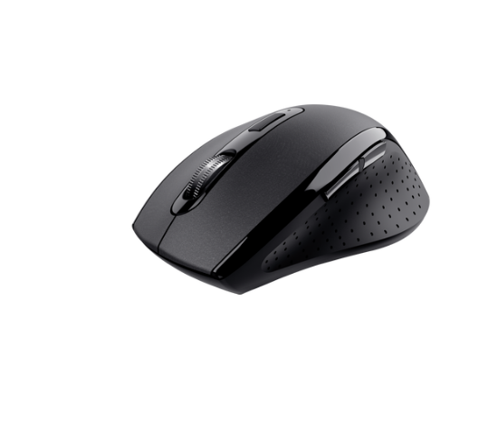 Imagine Mouse wireless Trust Sura, senzor optic, rezolutie maxima 1600 DPI, negru