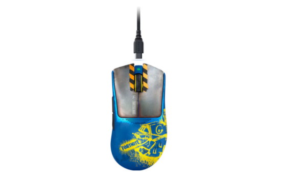 Imagine Mouse Razer DeathAdder V3 Pro Fortnite Edition optic, numar butoane progamabile 5, rezolutie 30000 DPI, durata de viata baterie pana la 90 ore - 1000Hz, Pana la 24 ore - 4000Hz + HyperPolling Wireless Dongle