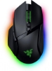 Imagine Razer Basilisk V3 35K, wireless, bluetooth, rezolutie maxima 35000 DPI, 11 butoane programabile, autonomie pana la 140h (mod wireless, miscare constanta la 1000Hz),  pana la 210h (mod bluetooth),  iluminare Razer Chroma™ RGB, senzor Focus Pro 35K Optical Sensor Gen-2,  negru