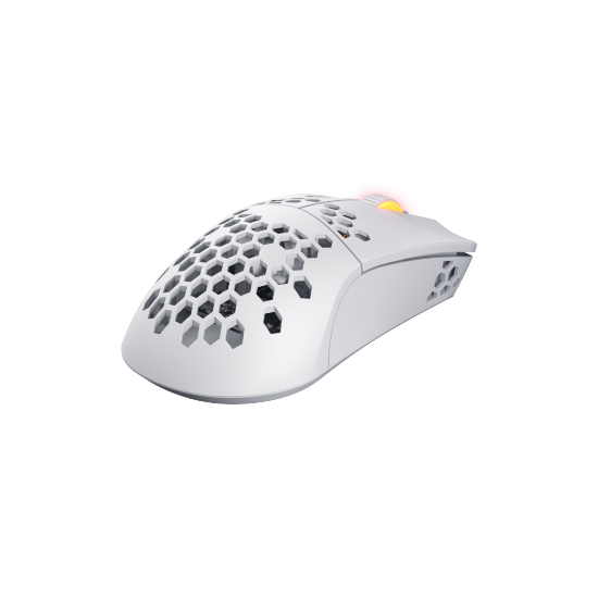 Imagine Mouse wireless Hator Stellar Pro, conectivitate 2.4GHz, bluetooth si USB, polling rate pana la 1000Hz, capacitate baterie 300mAh, durata de viata baterie in modul wireless pana la 18H (iluminare pornita), pana la 42 de ore (iluminare oprita), timp incarcare 2 ore, tip senzor Optical PixArt 3395