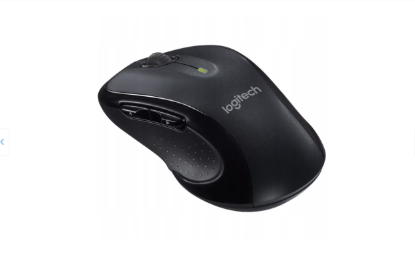 Imagine Mouse wireless Logitech M510, rezolutie maxima 1000 DPI, tehnologie laser, dimensiuni 120 x 65 x 41 mm, negru