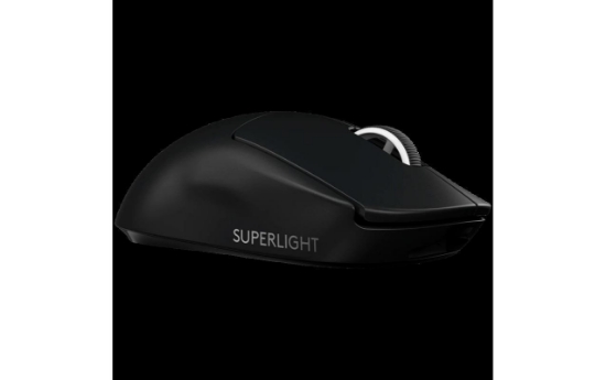 Imagine Mouse Logitech G PRO X Superlight 2, optic, rezolutie maxima 32000 DPI, polling rate 2000 Hz, senzor HERO 25K, dimensiuni 63.5 x 125 x 40 mm, negru