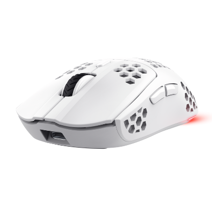 Imagine Mouse wireless Trust GXT 929W Helox, rezolutie maxima 4800 DPI, 6 butoane, alb
