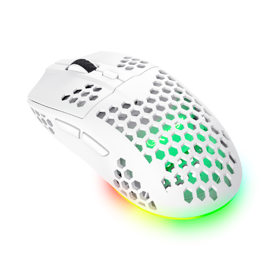 Imagine Mouse wireless Trust GXT 929W Helox, rezolutie maxima 4800 DPI, 6 butoane, alb