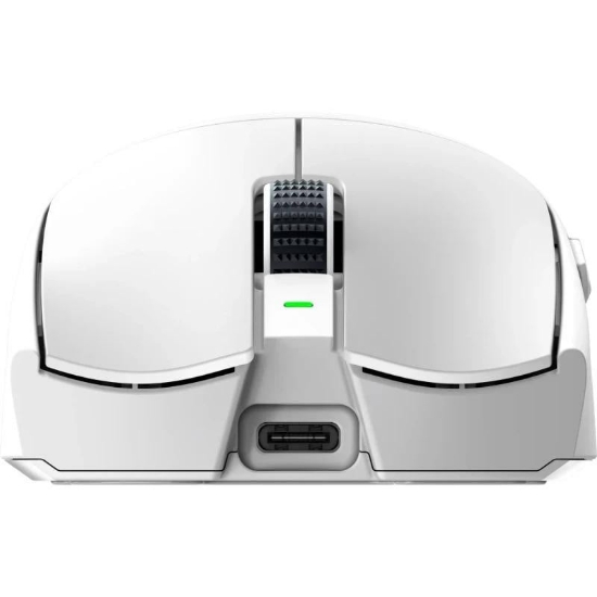 Imagine Mouse Razer Viper V3 Pro, conectivitate Razer HyperSpeed Wireless si prin fir, durata de viata baterie pana la 95 ore la 1000 Hz, pana la 62 ore la 2000 Hz, pana la 40 ore la  4000 Hz, pana la 17 ore la 8000 Hz, alb