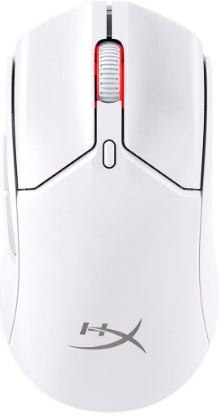Imagine Mouse HyperX Pulsefire Haste Core 2 Wireless, rezolutie maxima 12000 DPI, conectivitate 2.4GHz Wireless / Bluetooth 5.2, polling rate pana la 1000 Hz, durata de viata baterie pana la 100 de ore in modul 2.4GHz highspeed, si pana la 200 de ore in modul Bluetooth 5.2, alb