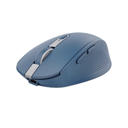 Imagine Mouse Trust Ozaa compact, rezolutie maxima 3200 DPI, interfata USB-A, USB-C, albastru