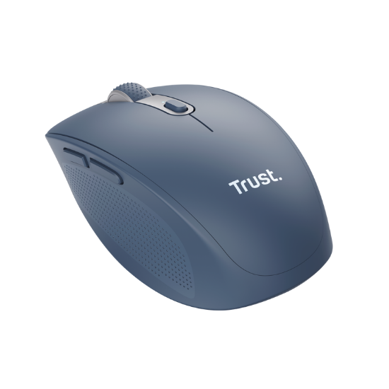 Imagine Mouse Trust Ozaa compact, rezolutie maxima 3200 DPI, interfata USB-A, USB-C, albastru