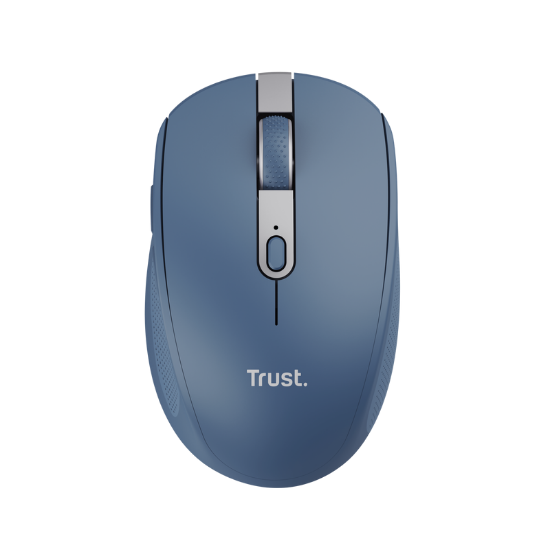 Imagine Mouse Trust Ozaa compact, rezolutie maxima 3200 DPI, interfata USB-A, USB-C, albastru