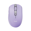 Imagine Mouse Trust Ozaa compact, rezolutie maxima 3200 DPI, interfata USB-A, USB-C, mov