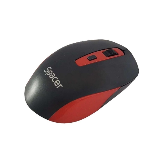 Imagine MOUSE Spacer, PC sau NB,1600 dpi, butoane/scroll 4/1, negru cu rosu