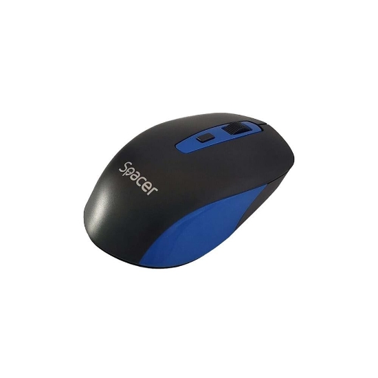 Imagine MOUSE Spacer, PC sau NB, 1600 dpi, butoane/scroll 4/1, negru cu albastru