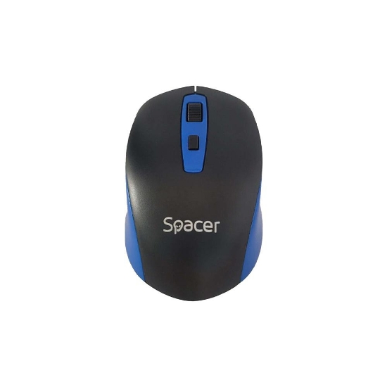 Imagine MOUSE Spacer, PC sau NB, 1600 dpi, butoane/scroll 4/1, negru cu albastru