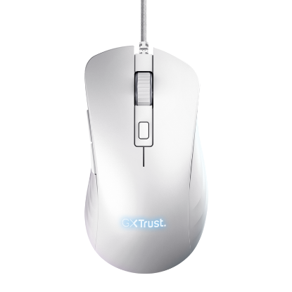 Imagine Mouse Trust GXT924W YBAR+ 25600 DPI, alb