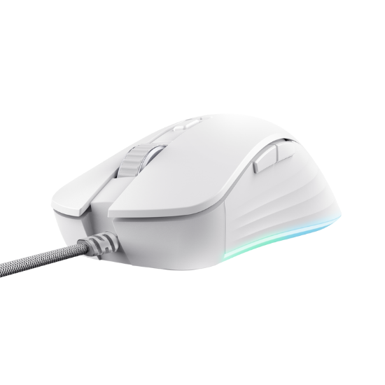 Imagine Mouse Trust GXT924W YBAR+ 25600 DPI, alb