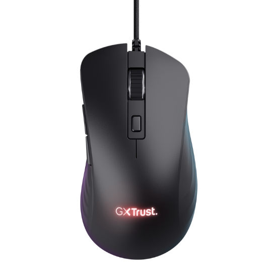 Imagine Mouse Trust GXT924 YBAR+ 25600 DPI, negru