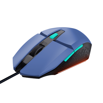 Imagine Mouse Trust GXT110W Felox cu fir 400 DPI, albastru