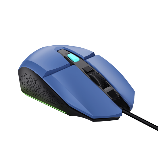 Imagine Mouse Trust GXT110W Felox cu fir 400 DPI, albastru