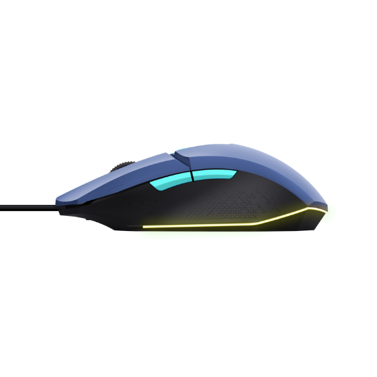 Imagine Mouse Trust GXT110W Felox cu fir 400 DPI, albastru
