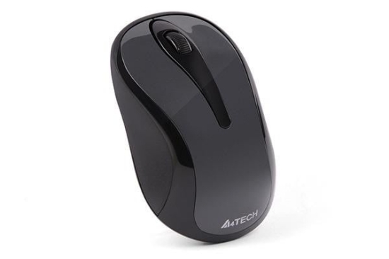 Imagine Mouse A4tech, wireless, 1000 dpi, butoane/scroll 3/1, gri