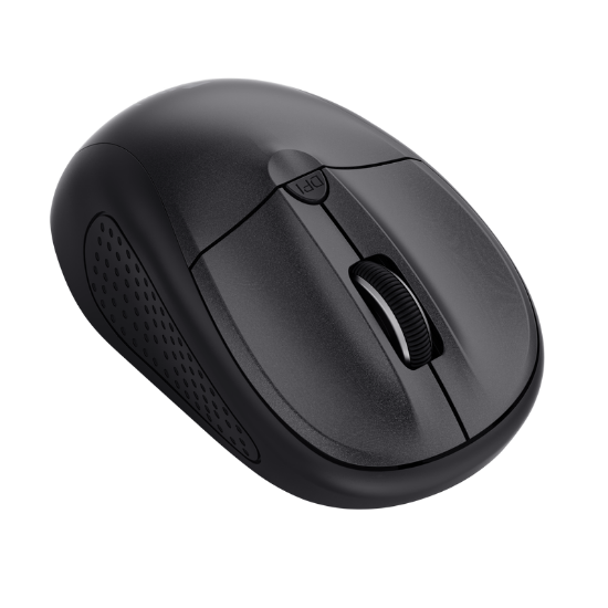 Imagine Mouse Trust cu Bluetooth, ambidextru, 3 butoane (neprogramabile), DPI ajustabil (max. 1600), functioneaza cu 2 baterii AAA (incluse in pachet), negru