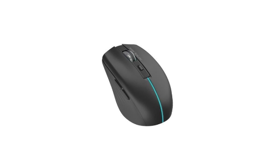 Imagine Mouse Serioux Flicker 212, Wireless, Negru,  senzor: Optic, DPI: 800/ 1200/ 1600, conexiune: Dongle USB 2,4 GHz, banda de frecventa: 2,4 GHz, baterie integrată litiu de 500 mAh, banda LED, cerințe OS: Win, Mac, Vista