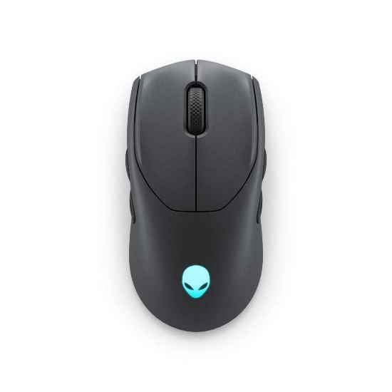 Imagine Dell Alienware Tri-Mode Wireless Gaming Mouse AW720M, Connection type: Tri-mode Wireless (2.4GHz, Bluetooth 5.1 and wired), Movement Resolution: 26000 dpi, , Magnetic Snap Charging Function, Adjustable Dots Per Inch (DPI), Wireless mode (2.4GHz), Buttons Qty: 8, Performance: 50 G maximum