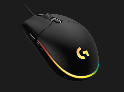 Imagine Logitech mouse cu fir G102 RGB, 6 butoane, 8000 dpi, senzor optic, USB, negru