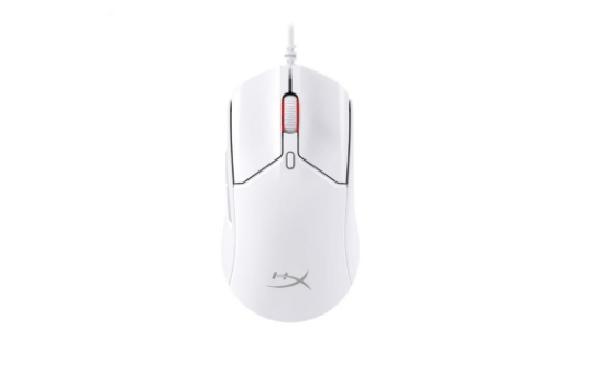 Imagine Mouse HP cu fir, HYPERX Pulsefire Haste, Pixart 3327 sensor, DPI pana la 26.000, greutate 254g, White