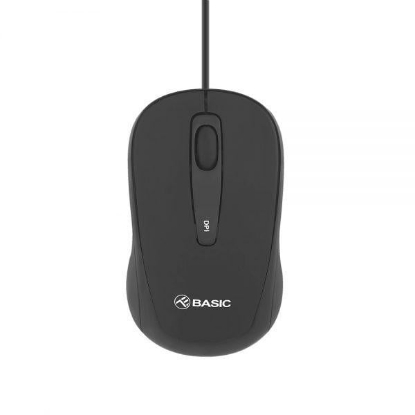 Imagine Mouse cu fir Tellur basic, mini, negru