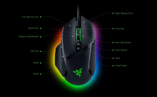 Imagine Mouse Razer cu fir Razer Basilisk V3 PRO, butoane programabile 10+1