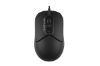 Imagine Mouse A4tech FM12 Black, cu fir, negru