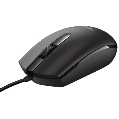 Imagine Mouse Trust Basi, cu fir, negru