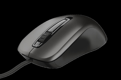 Imagine Mouse Trust Carve, USB Mouse, negru