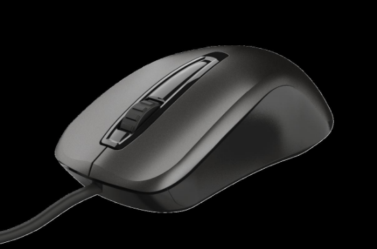 Imagine Mouse Trust Carve, USB Mouse, negru
