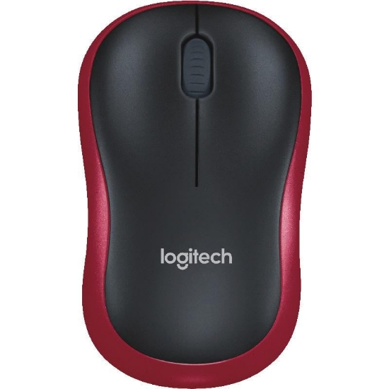 Imagine Mouse Logitech M185 Wireless, 1000 DPI, rosu