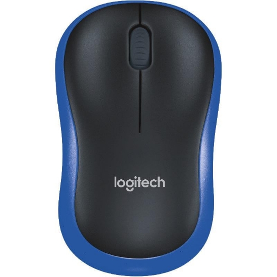 Imagine Mouse Logitech M185 Wireless, 1000 DPI, albastru